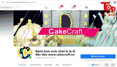 Tiệm bánh kem Hà Nội độc & lạ - CakeCraft